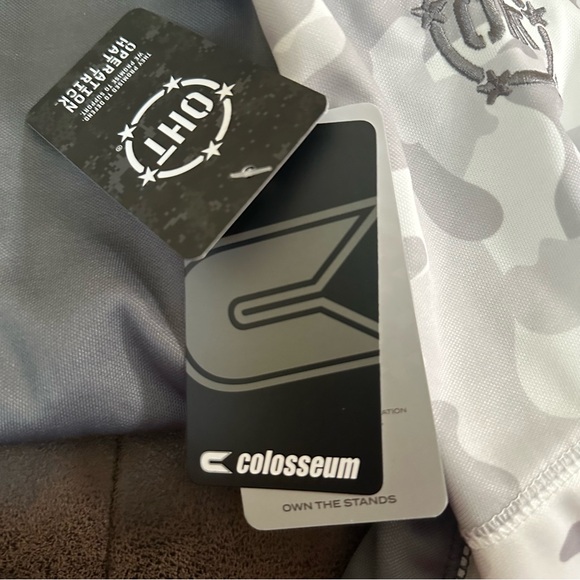 Men’s Colosseum Camo Navy Midshipmen OHT Military Hoodie - Picture 4 of 7